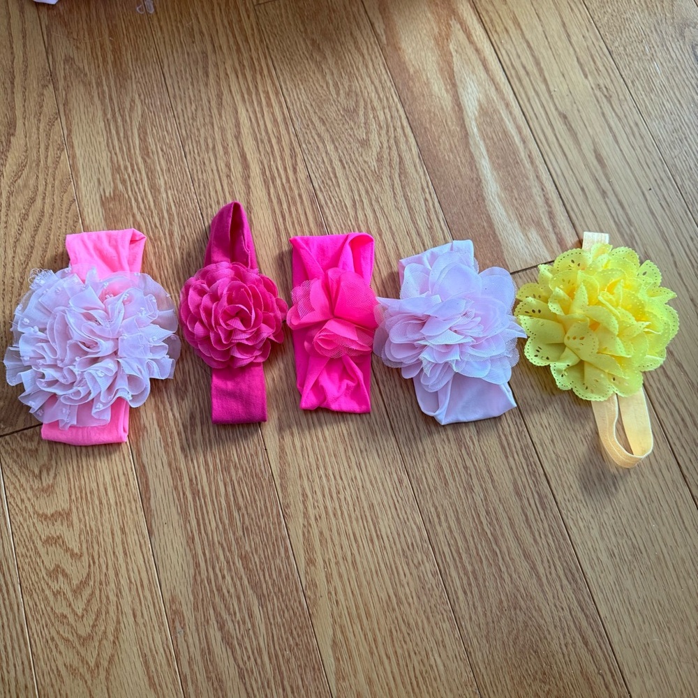 Bundle of 5 Baby Girl Headbands